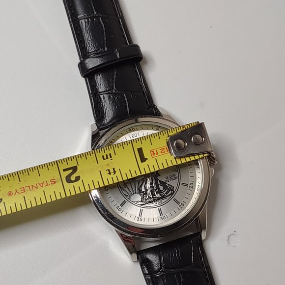 In God We Trust Silver Tone And Black Band Watch - Picture 10 of 14